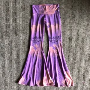 Teeki Purple Haze Bell Bottom Yoga Pant